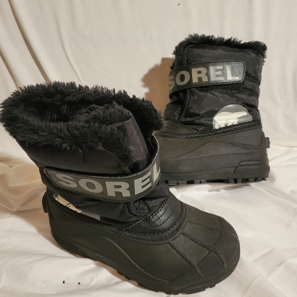 Sorel Kids Black Winter Boots